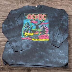 AC/DC Long Sleeve Graphic Shirt Men’s Size 2XL